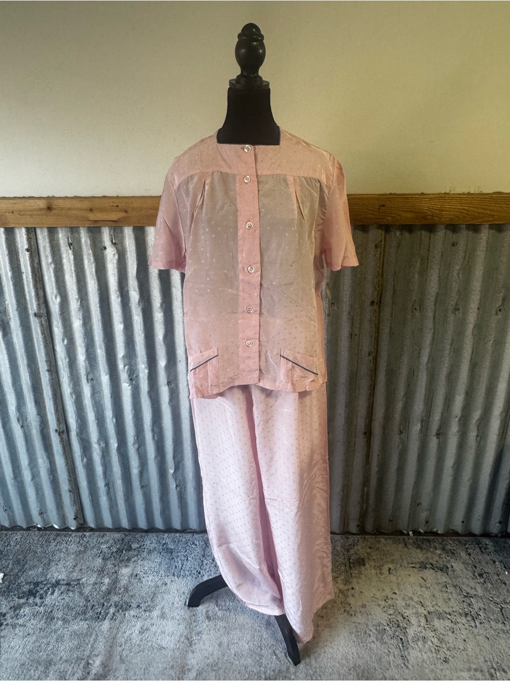 Vintage 50’s Pink Pajama Set